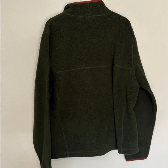 VINTAGE L.L.Bean Men's Katahdin Fleece Pullover Green Olive XL - Picture 5 of 5